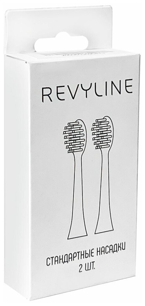 Сменные насадки для электрической зубной щетки Revyline RL 060, синие, 2шт. — фото 1