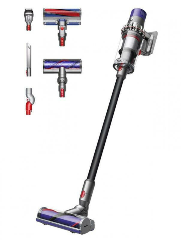 Пылесос Dyson SV27 V10 Cyclone Absolute, Nickel/Black UK переходник в комплекте