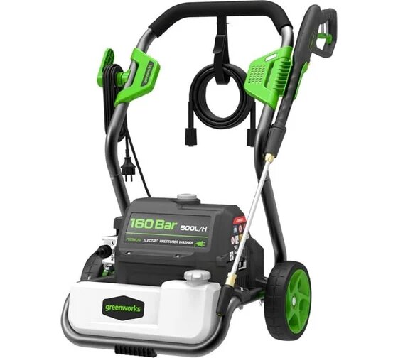 Мойка высокого давления электрическая Greenworks 2800 Вт, 160 бар 5106807