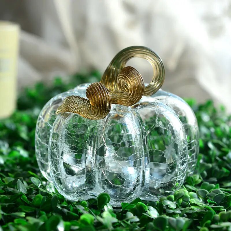 Декоративная тыква из стекла SIZE 12x12x11cm