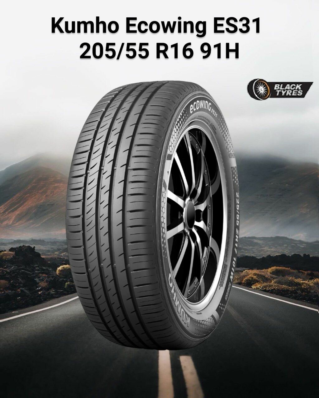 Шины Kumho Ecowing ES31 205/55 R16 91H