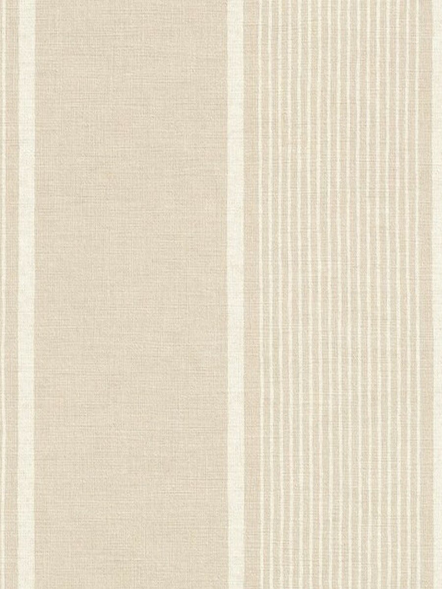 Обои Rasch Country Charme 0.53 x 10.05 463910 на флизелиновой основе цвет бежевый моющиеся рисунок полосы