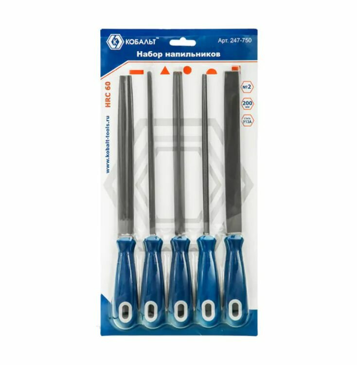Набор напильников Кобальт 5шт 247-750