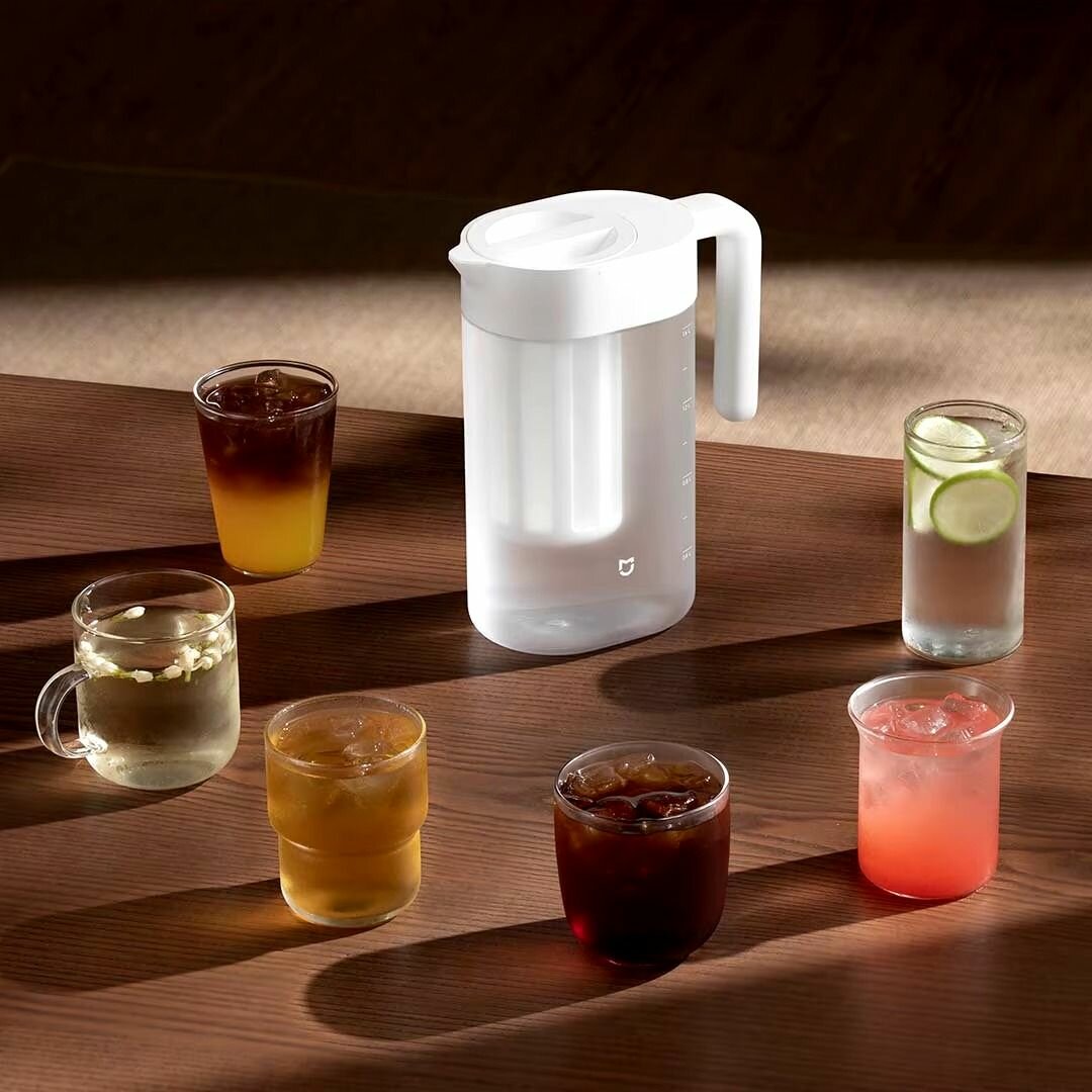Изображение Кувшин для холодной воды Xiaomi Mijia MJLSH01PL Cold water bottle 1,6л, белый