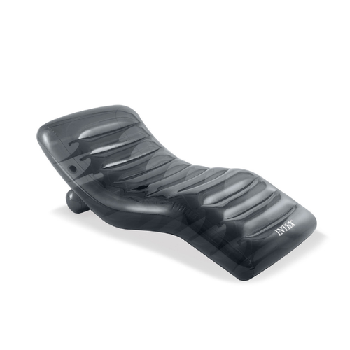 56875 Кресло - шезлонг для плавания Intex Cool Grey Lounge 99 х 191 см.