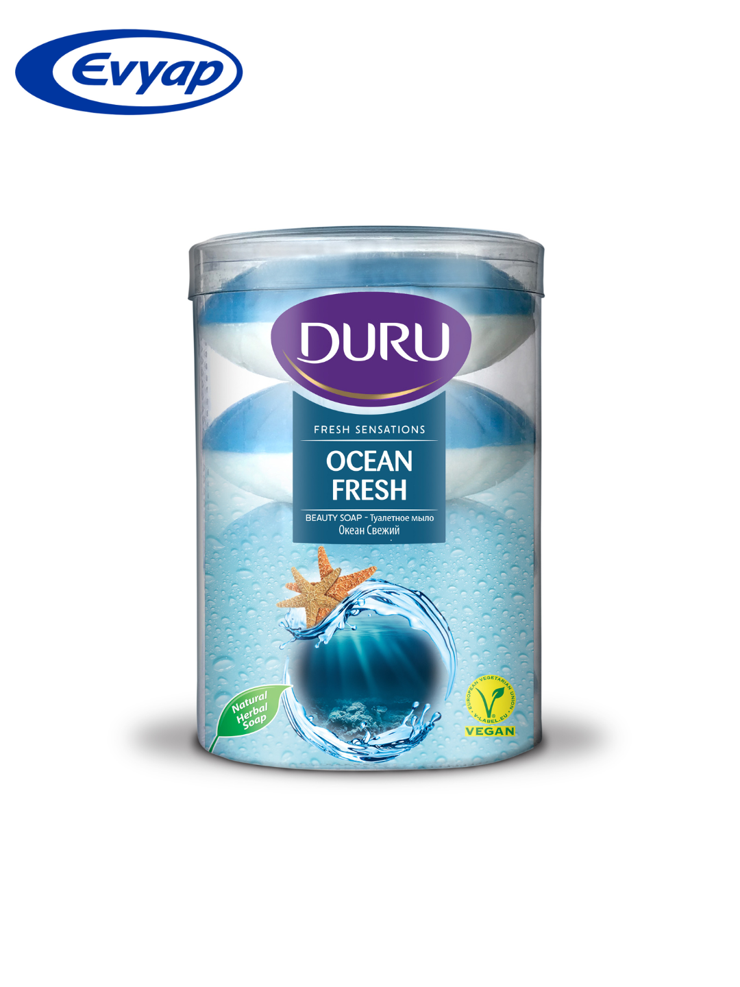 Мыло Duru Fresh Sen Ocean, 100 г, 4 шт