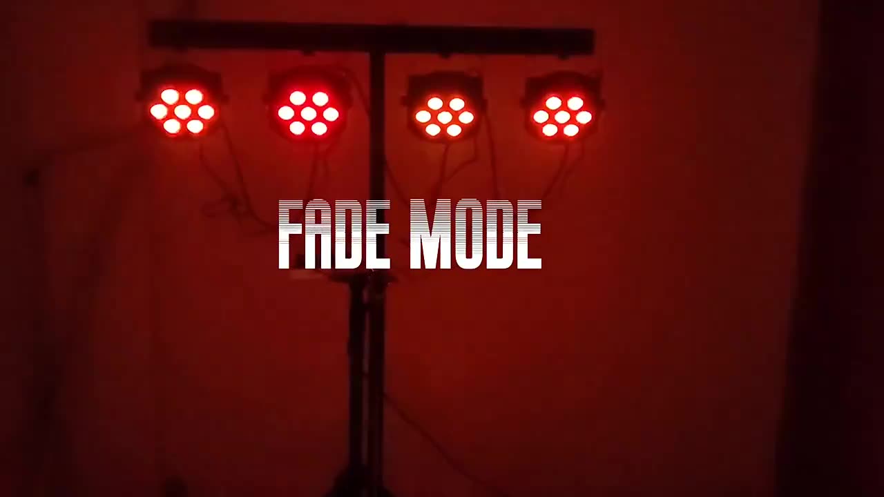 LED Par 7x18 Вт RGBWA +UV - Прожектор светодиодный заливного типа — фото 1