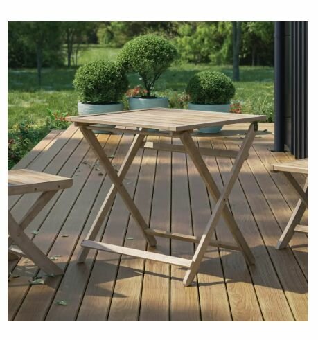 Стол садовый складной BEGINIA Betta 70x70 см акация