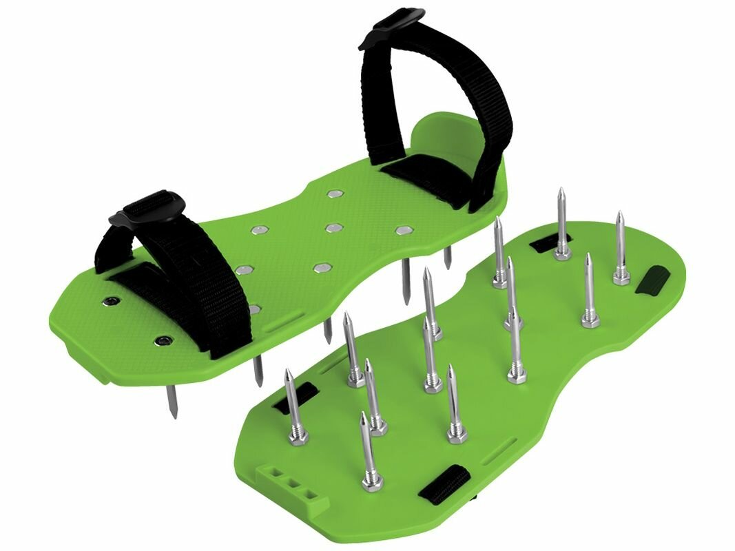 Сандалии для аэрации газона подошвы аэраторы для газона наливного пола сандалии - аэраторы высота шипов 50 мм комплект 2 шт. (1 пара)