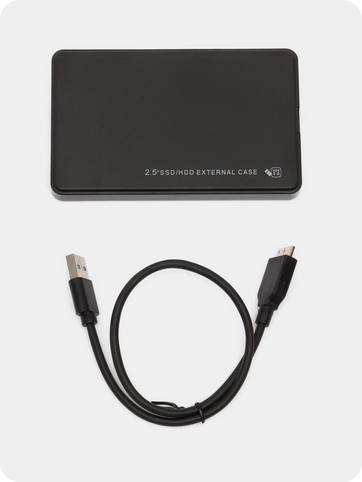 Изображение Внешний жесткий hdd диск переносной компактный 500ГБ памяти оригинал