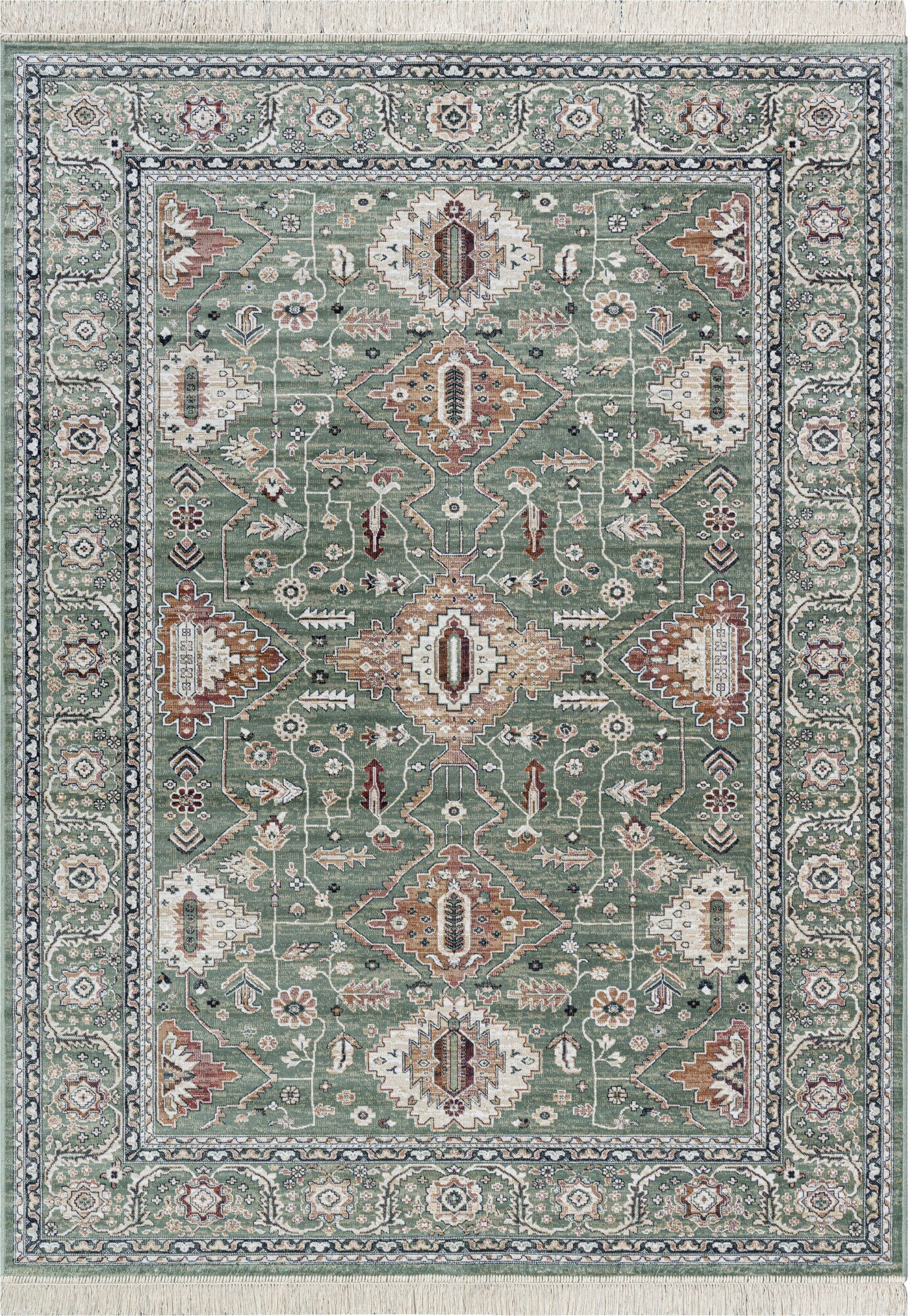 Ковры на пол для комнаты 0.95 на 1.40 м. Royal Palace - Ragolle в гостиную спальню. Вискоза / Хлопок. Тонкий (3мм)