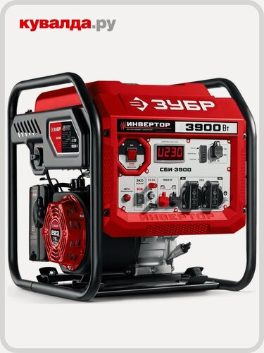 Изображение товара Генератор бензиновый ЗУБР СБИ-3900 инверторный