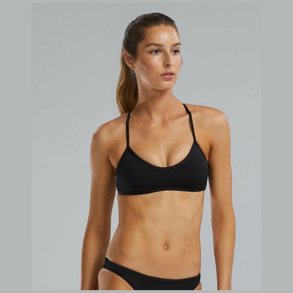 Топ TYR Solid Trinity Top (001 Черный, M)