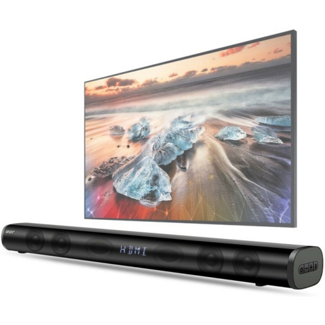 Саундбар Ginzzu GM-502, 2.1, черный