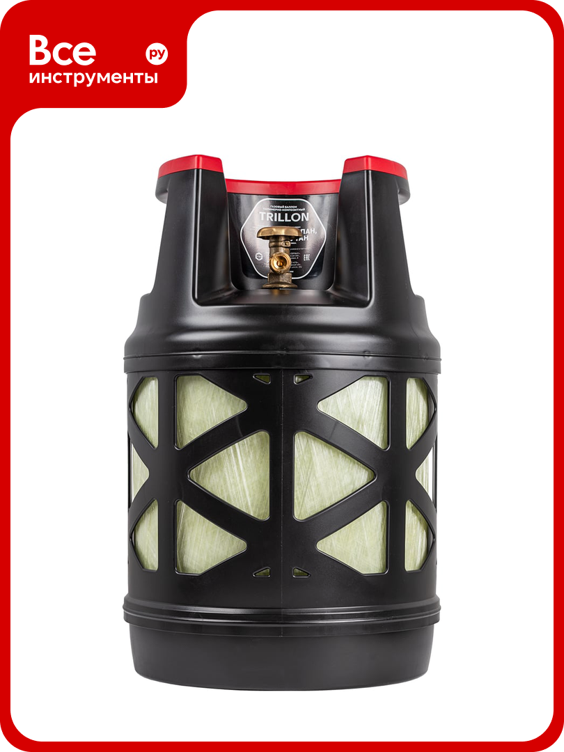 Баллон композитный TRILLON BBQ 182л черный для гриля 00-00004783