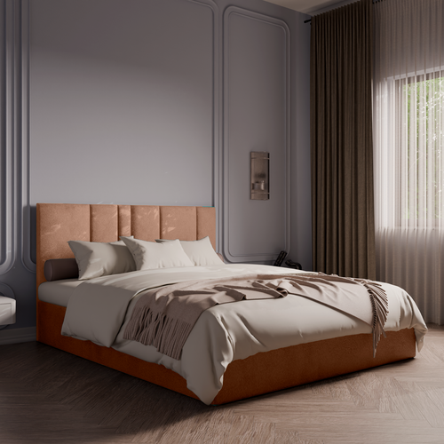 Изображение товара Кровать SkyLine с подъемным механизмом, 180х190, бежевый, без ножек