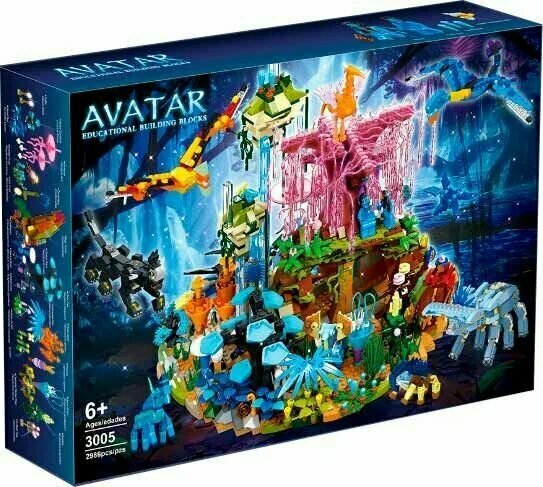 Конструктор Аватар дерево душ, 2985 деталей / Совместимый с Avatar 75574