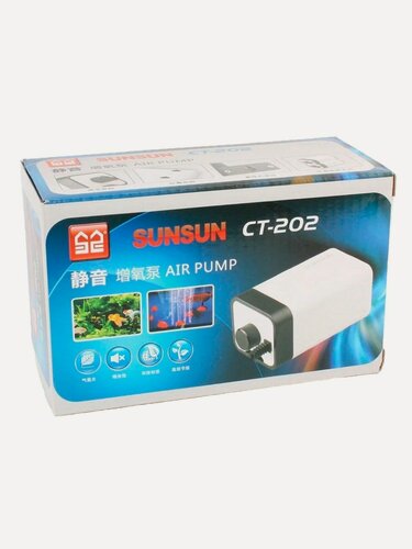 Изображение товара Двухканальный компрессор Sunsun CT 202 300 л/ч. (универсальный)