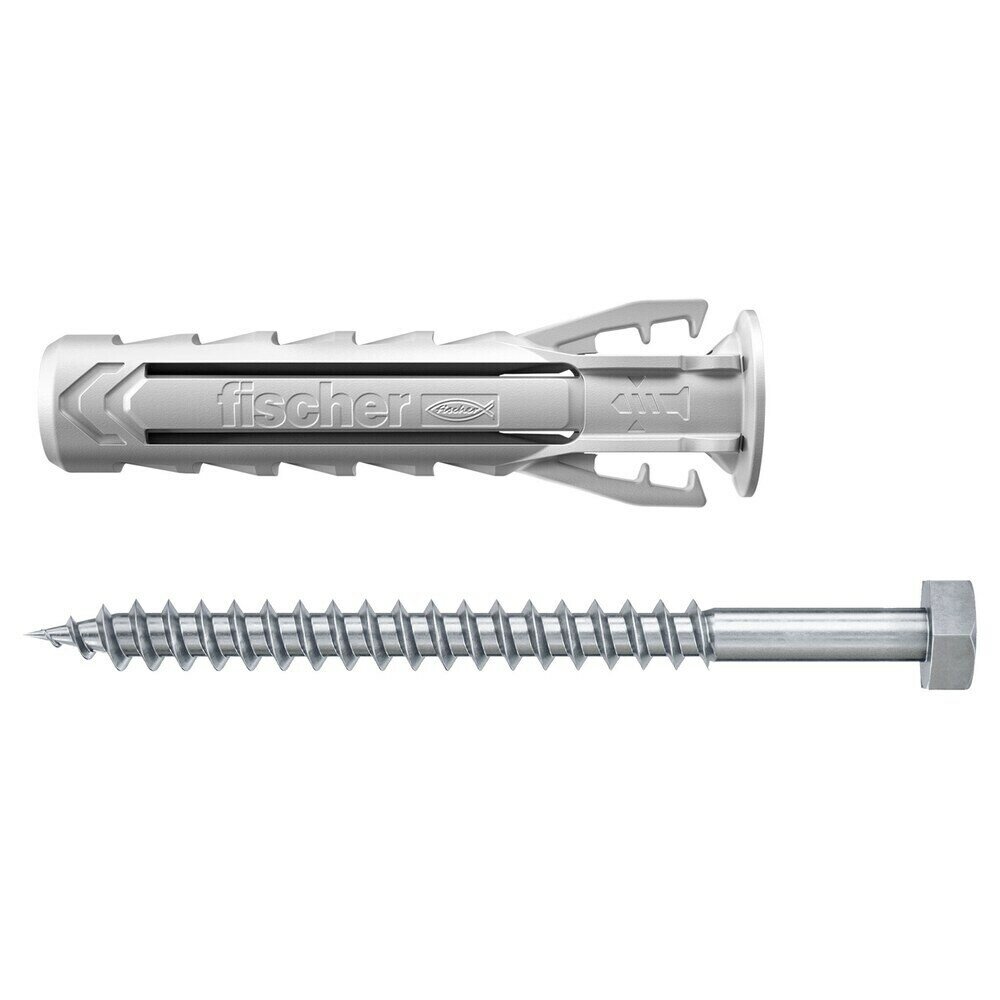 Дюбель распорный Fischer SX PLUS 12x60 мм нейлон с шурупом (2 шт.)