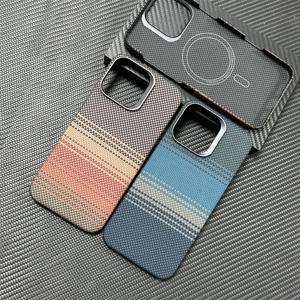 Чехол Carbon Case Soft Touch, для iPhone 13 pro, ударопрочный, карбоновый