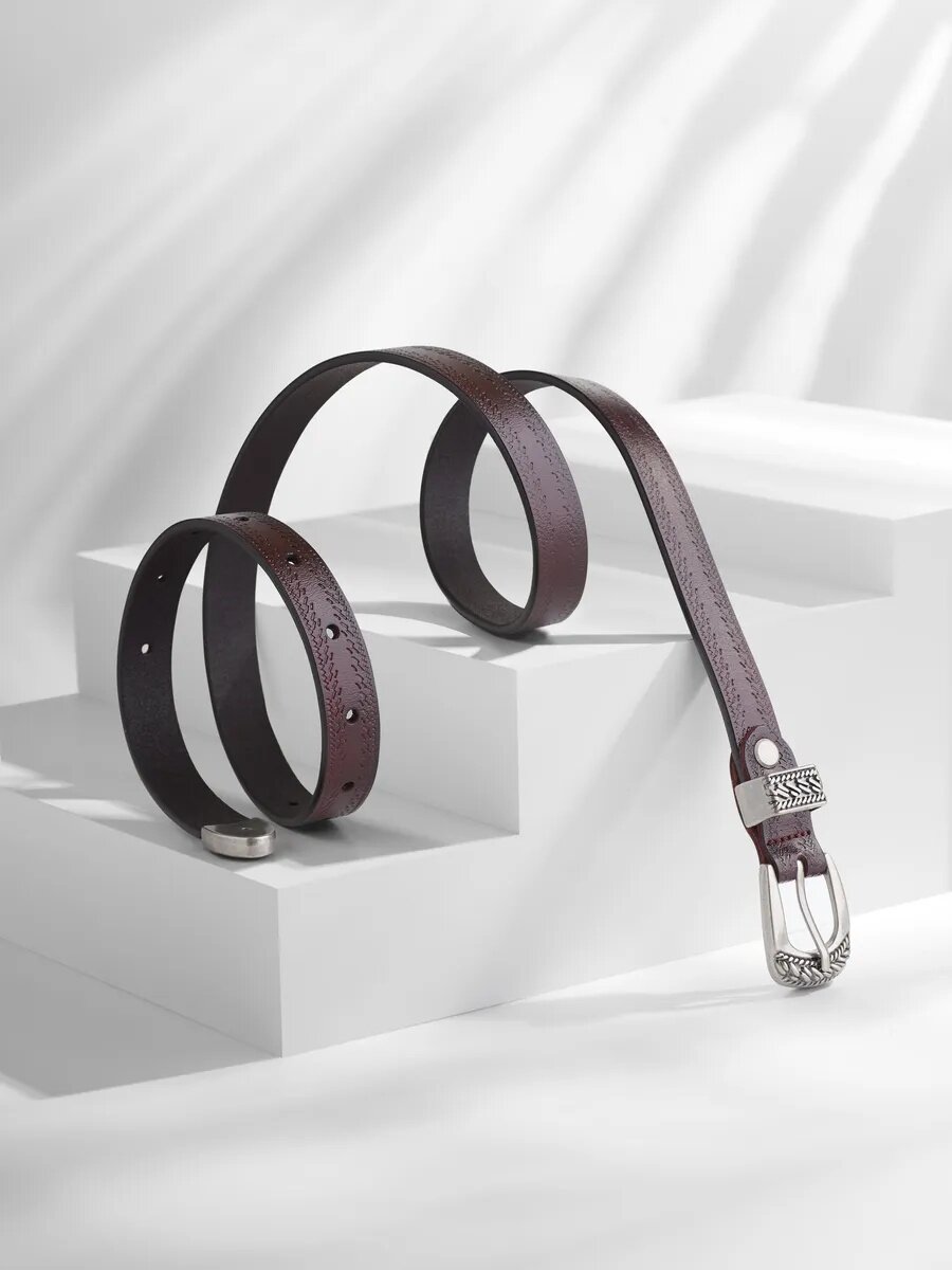 Ремень Daniele Riccardi для женщин, коричневый — фото 1