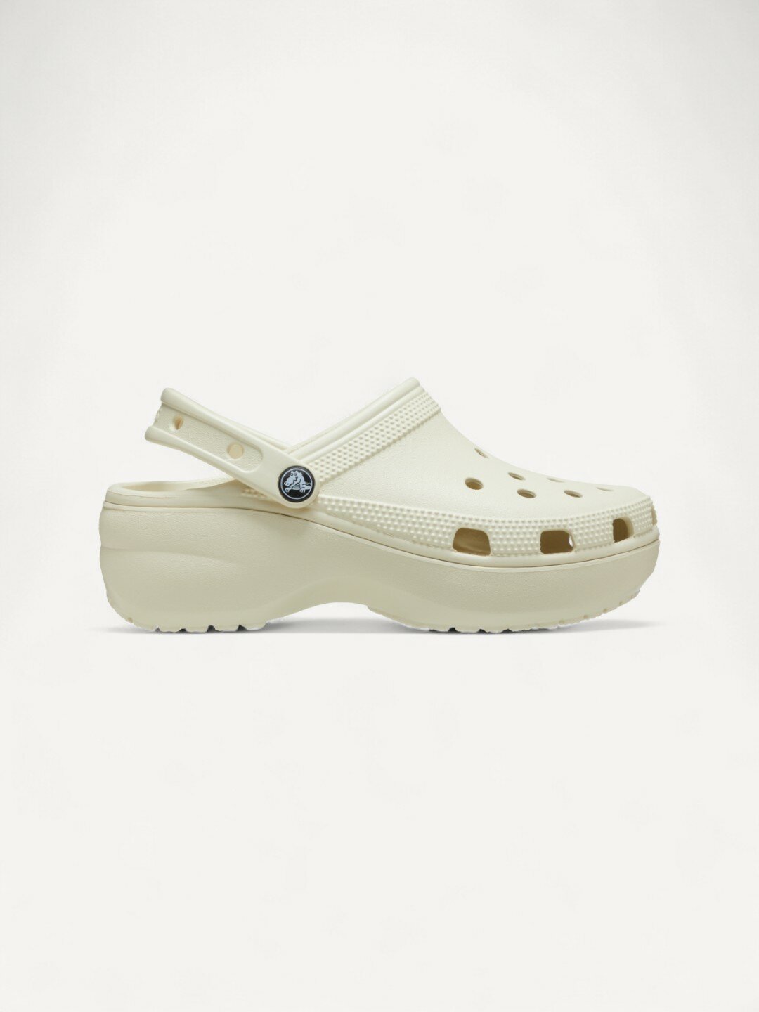 Сабо Crocs Classic Platform, размер m5/w7, бежевый — фото 1