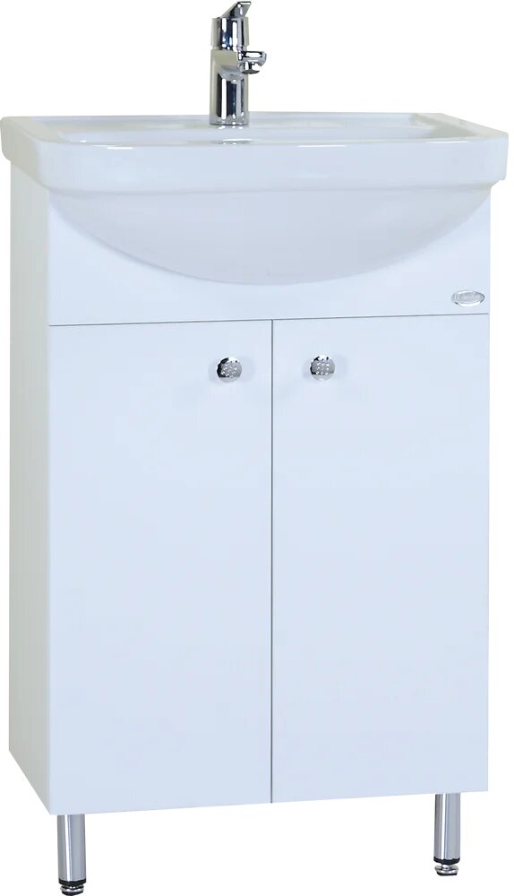 Тумба под раковину без столешницы Onika Крит Эко 52 10 белая  напольная