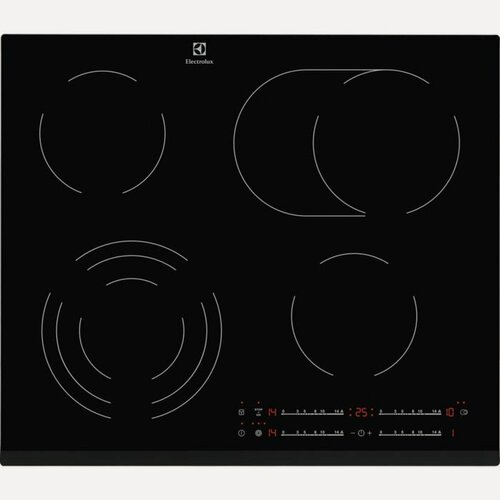 Изображение товара Варочная панель электрическая Electrolux EHF6547FXK, черный