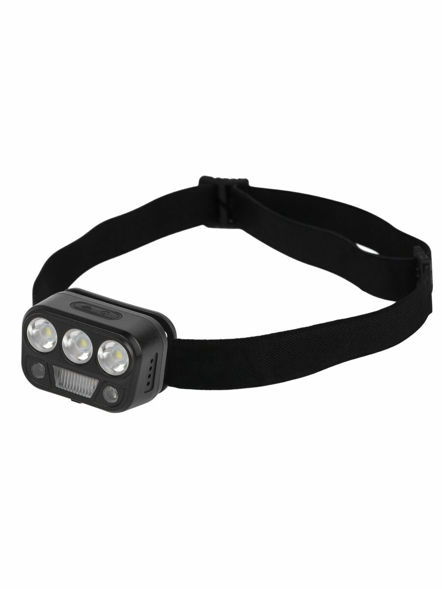 Фонарь налобный аккумуляторный Трофи GA-105 светодиодный туристический для рыбалки 5 режимов сенсорное управление