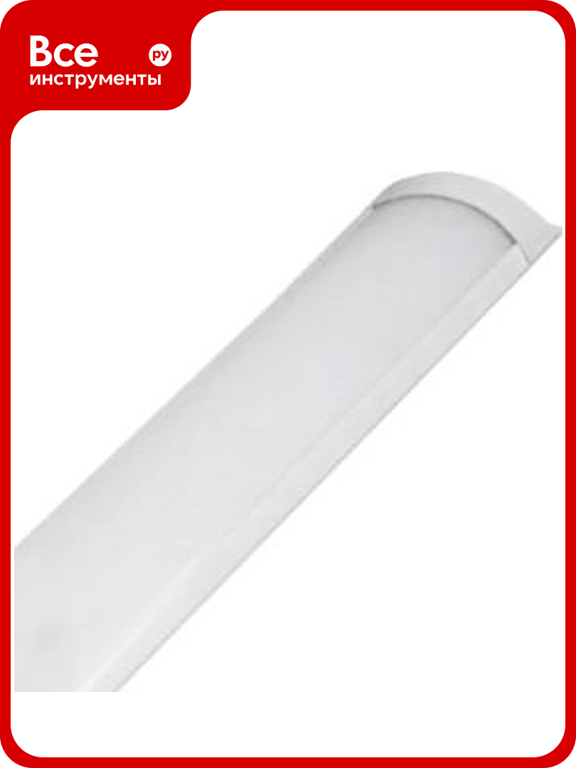 Светильник светодиодный FL-LED LPO 18W 6400K IP20 23x75x600мм 1800Лм 220В офисный аналог ЛПО 614582