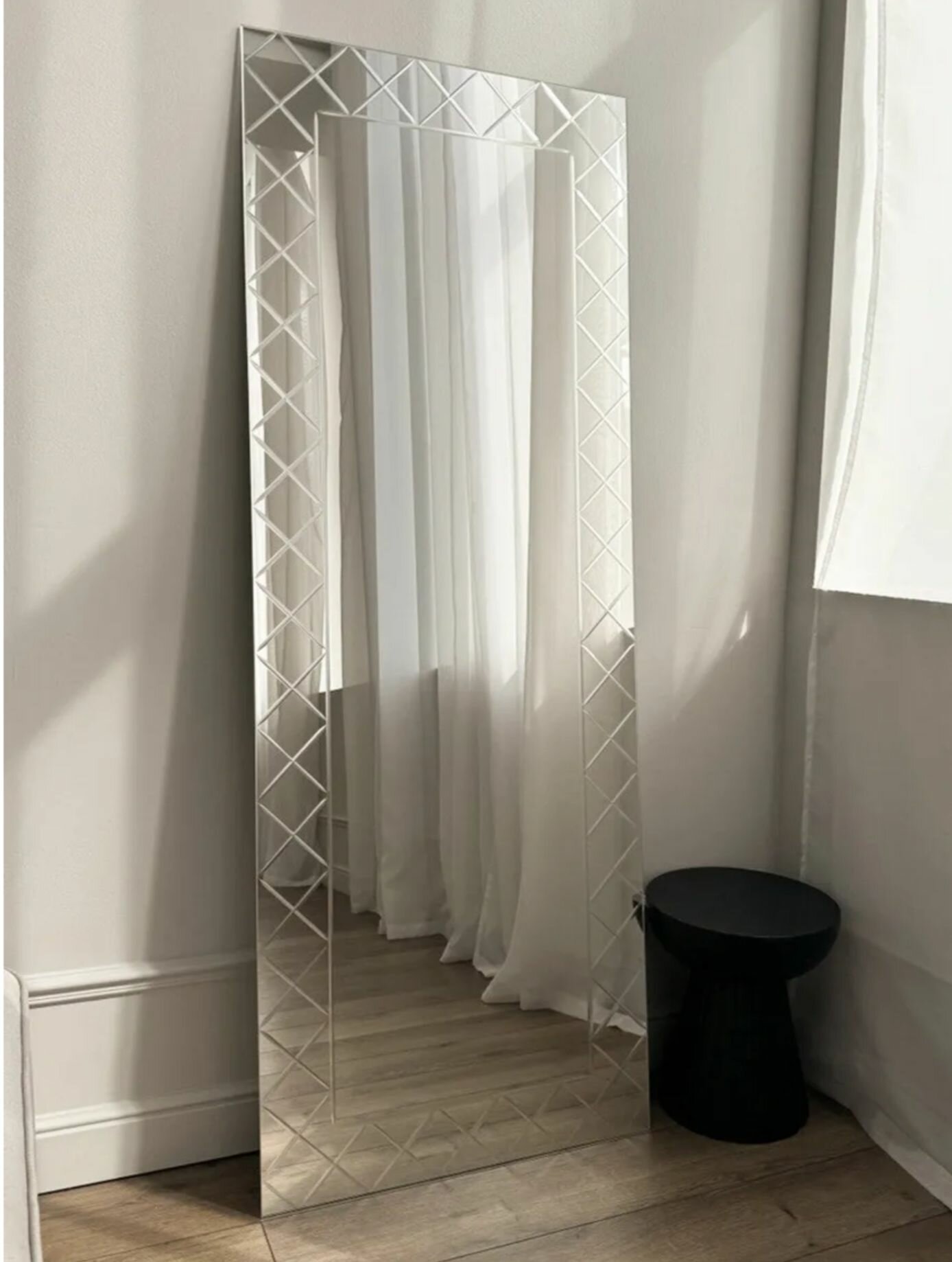 Зеркало настенное в прихожую в полный рост 160х60 см Аквалайт XXL