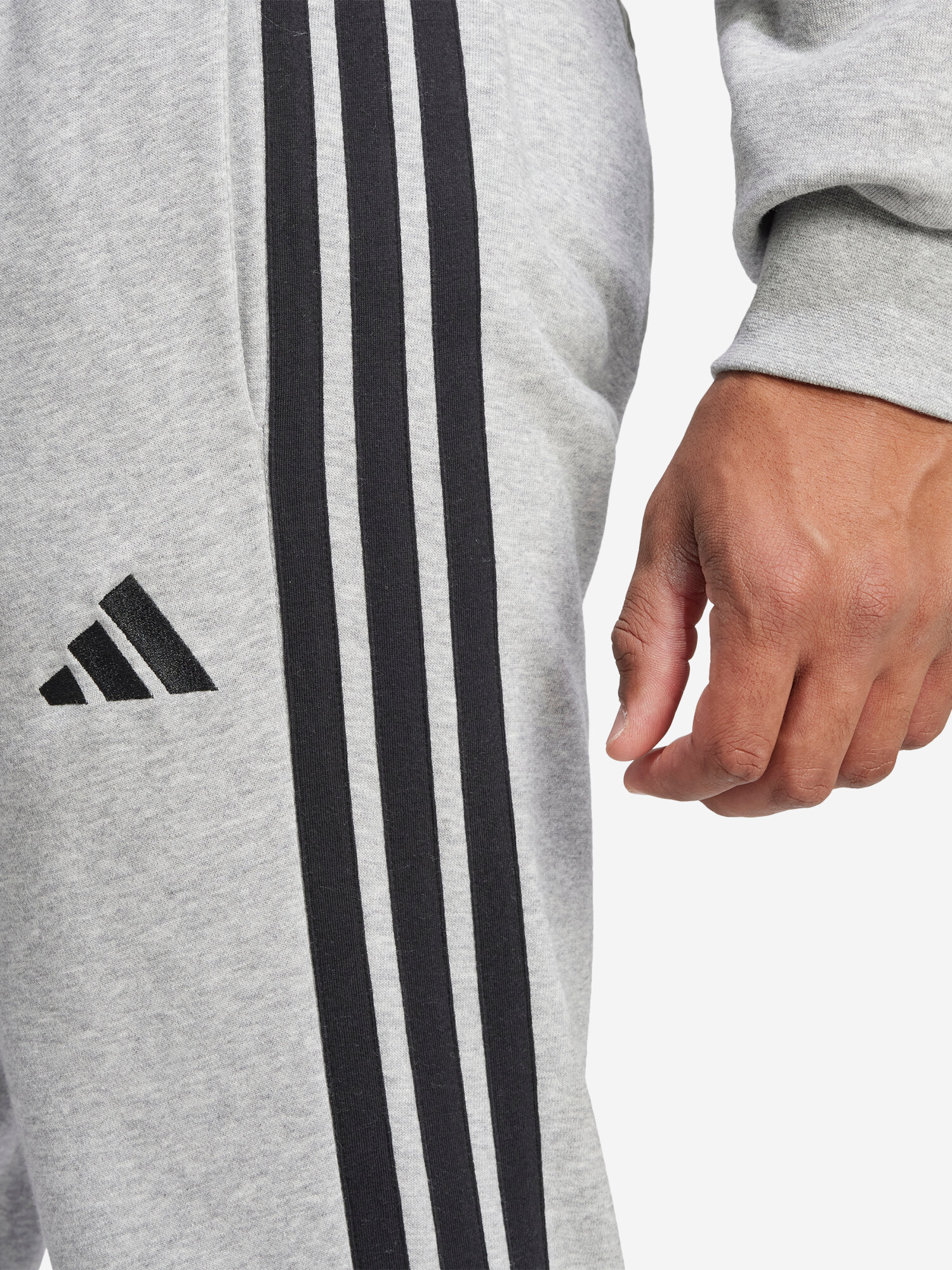 Брюки спортивные adidas, размер L, серый — фото 1