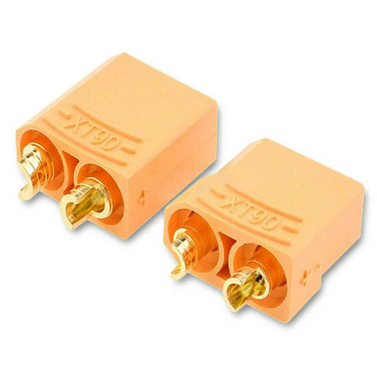 Разъём XT90 (пара — папа + мама), ток до 90А — фото 1