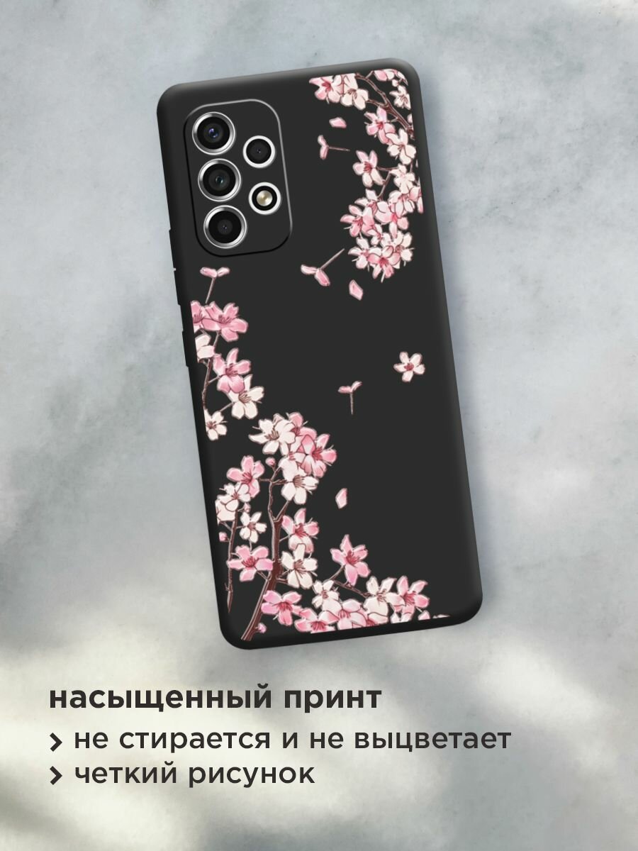 Чехол на Samsung Galaxy A53 5G / Самсунг А53 5G с принтом "Ветви сакуры 5" — фото 1
