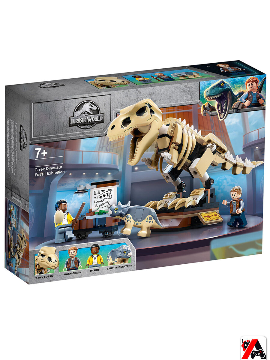 Конструктор Скелет тираннозавра на выставке