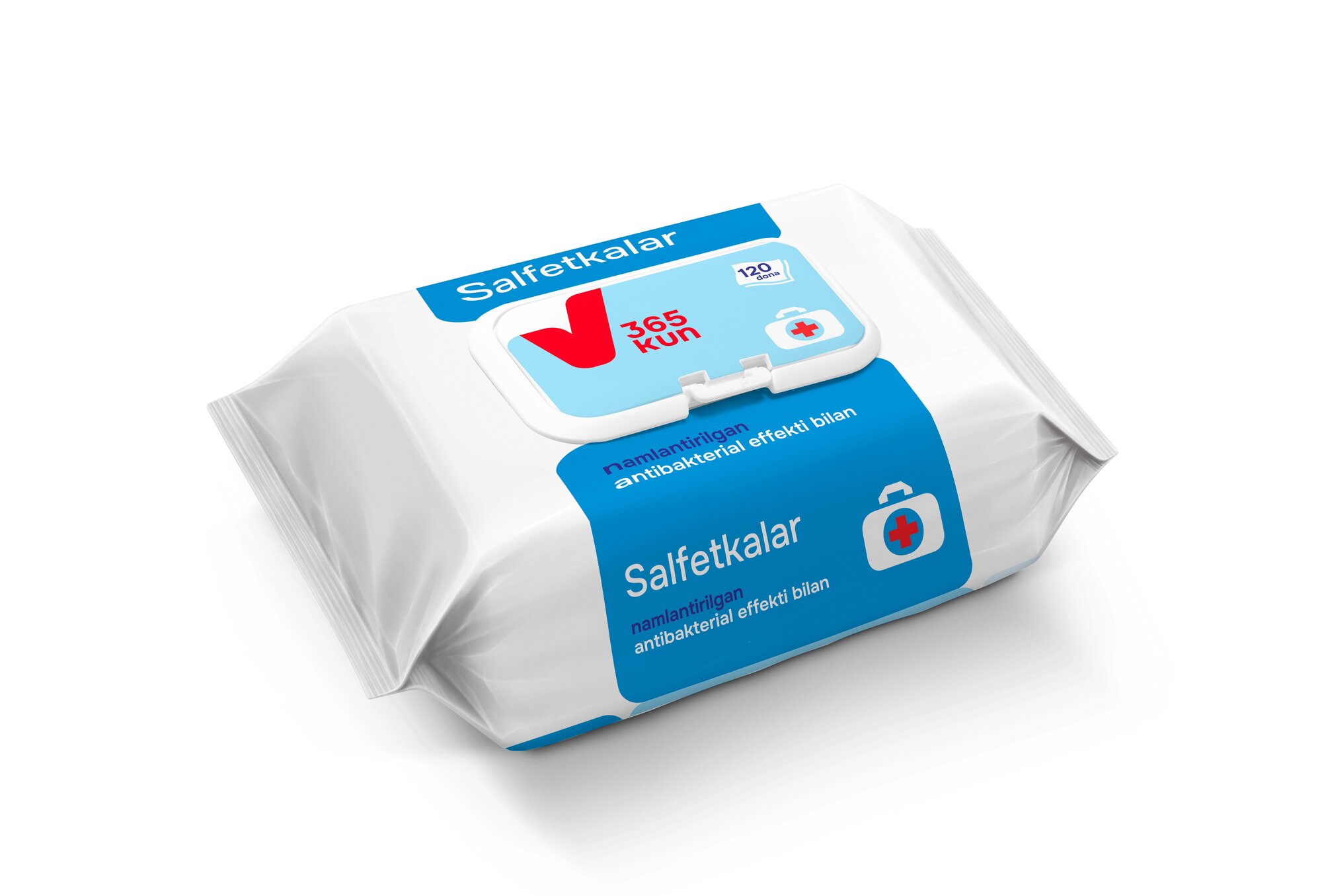 Влажные салфетки 365 kun Антибактериальные