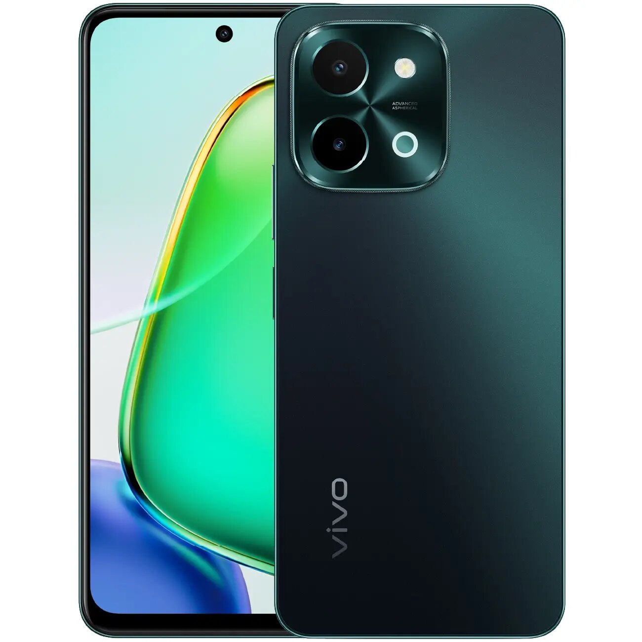 Смартфон VIVO Y28 (8/256) Agate Green, Беспроводные интерфейсы: Wi-Fi, Вес: 199 г, Время автономной работы: 24 ч