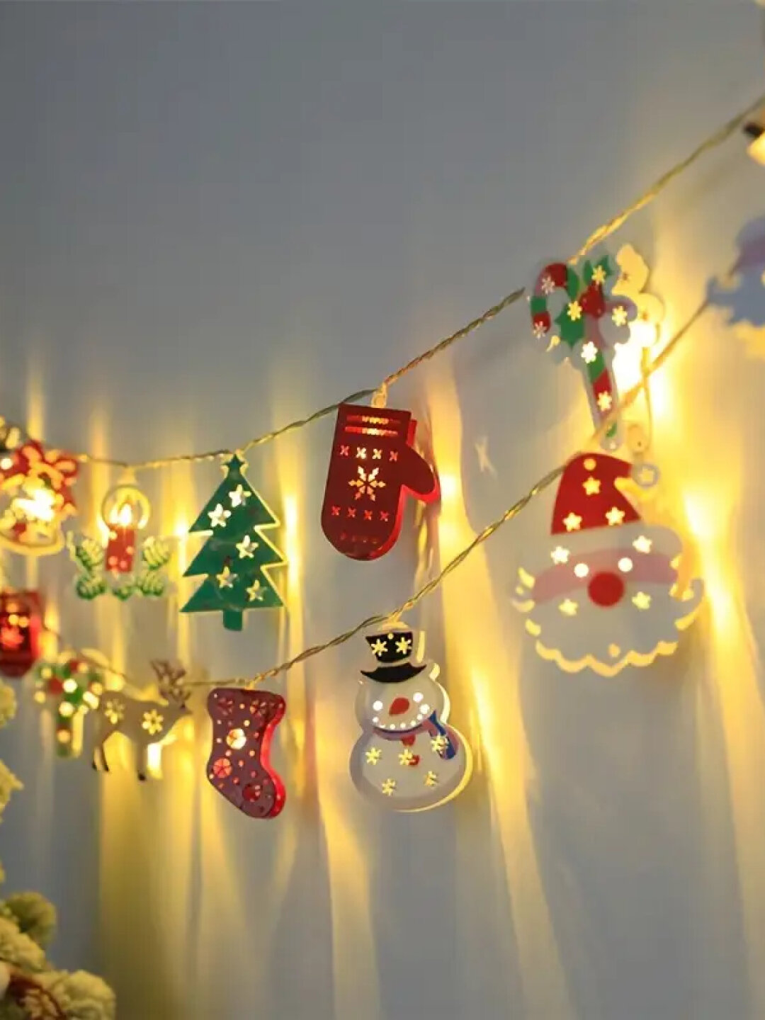 Новогодняя светодиодная гирлянда, для украшения ёлки и интерьера