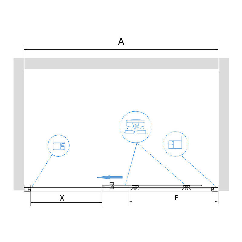 Душевая дверь RGW PA-016B (Матовое-Сатинат, 1300) - фото №10