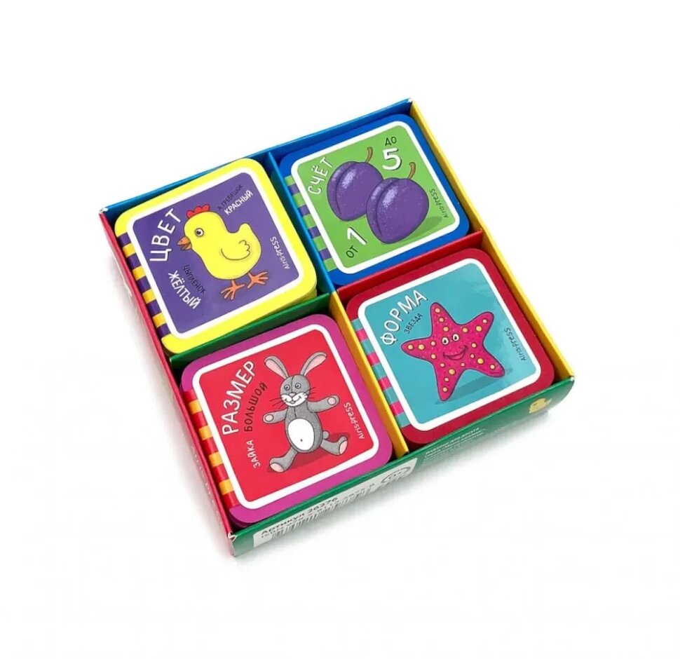 Мини-книжки Айрис-Пресс "Сравнение предметов", EVA, комплект 4 шт.