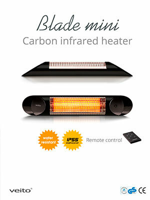 Карбоновый обогреватель Veito Blade Mini Black