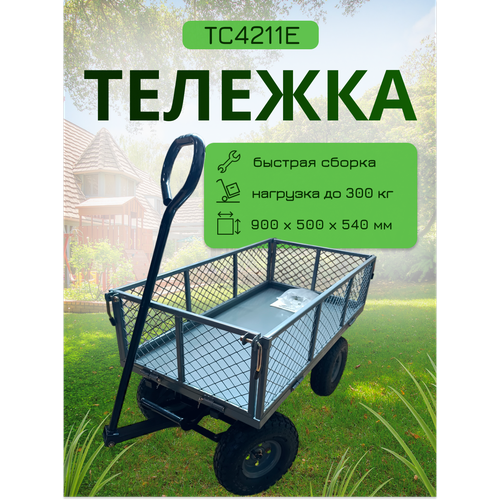 фото Тележка садовая vicart "телега 300"