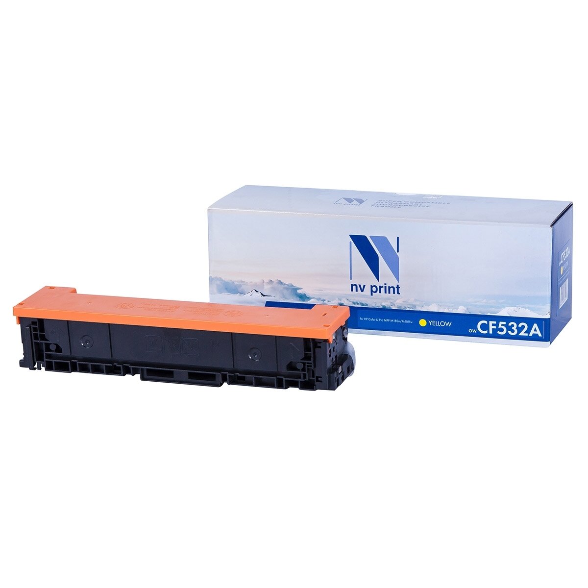 Картридж NVP совместимый HP CF532A Yellow для Color LaserJet Pro MFP M180n/M181fw (900k)