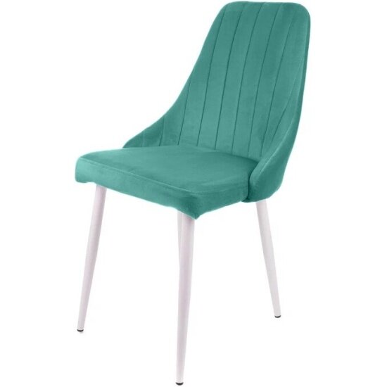 Стул M group милан  изумрудный  белые ножки
