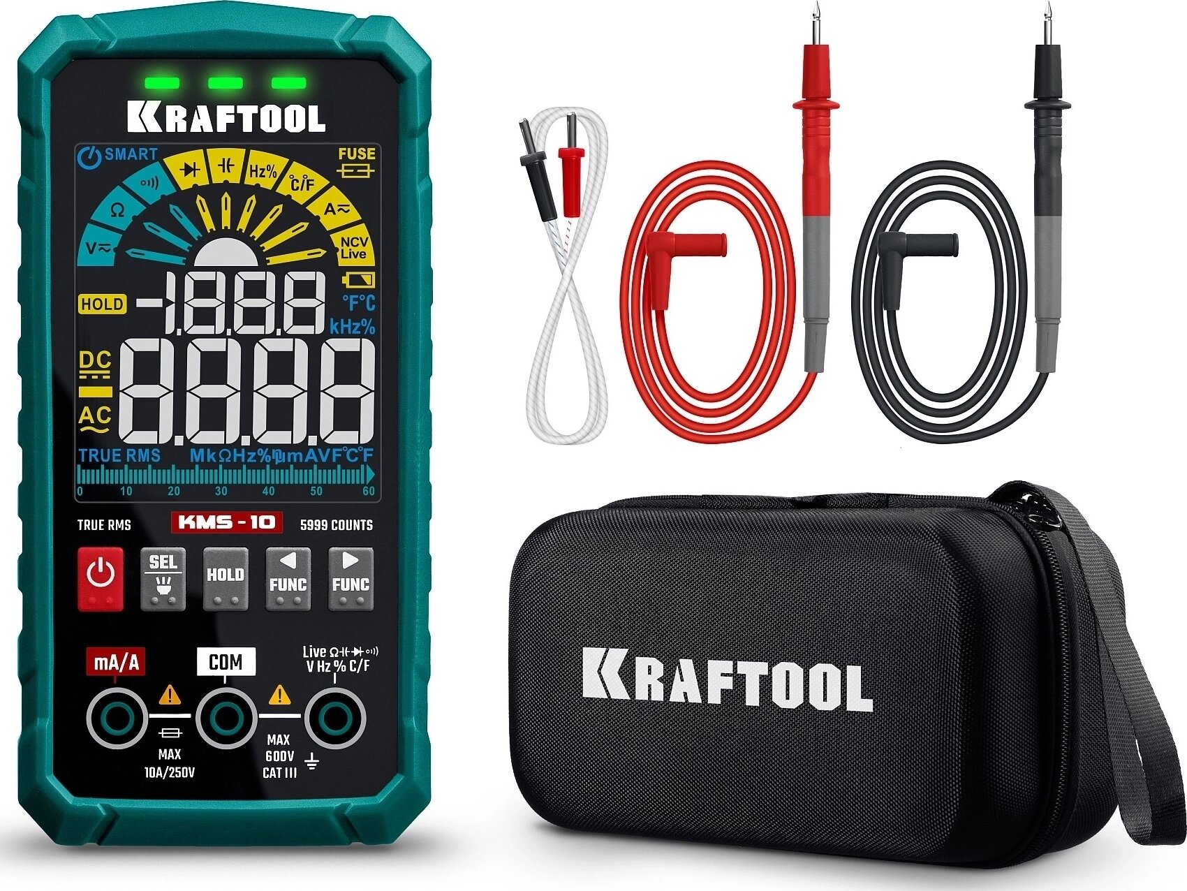 Мультиметр цифровой KRAFTOOL 59872