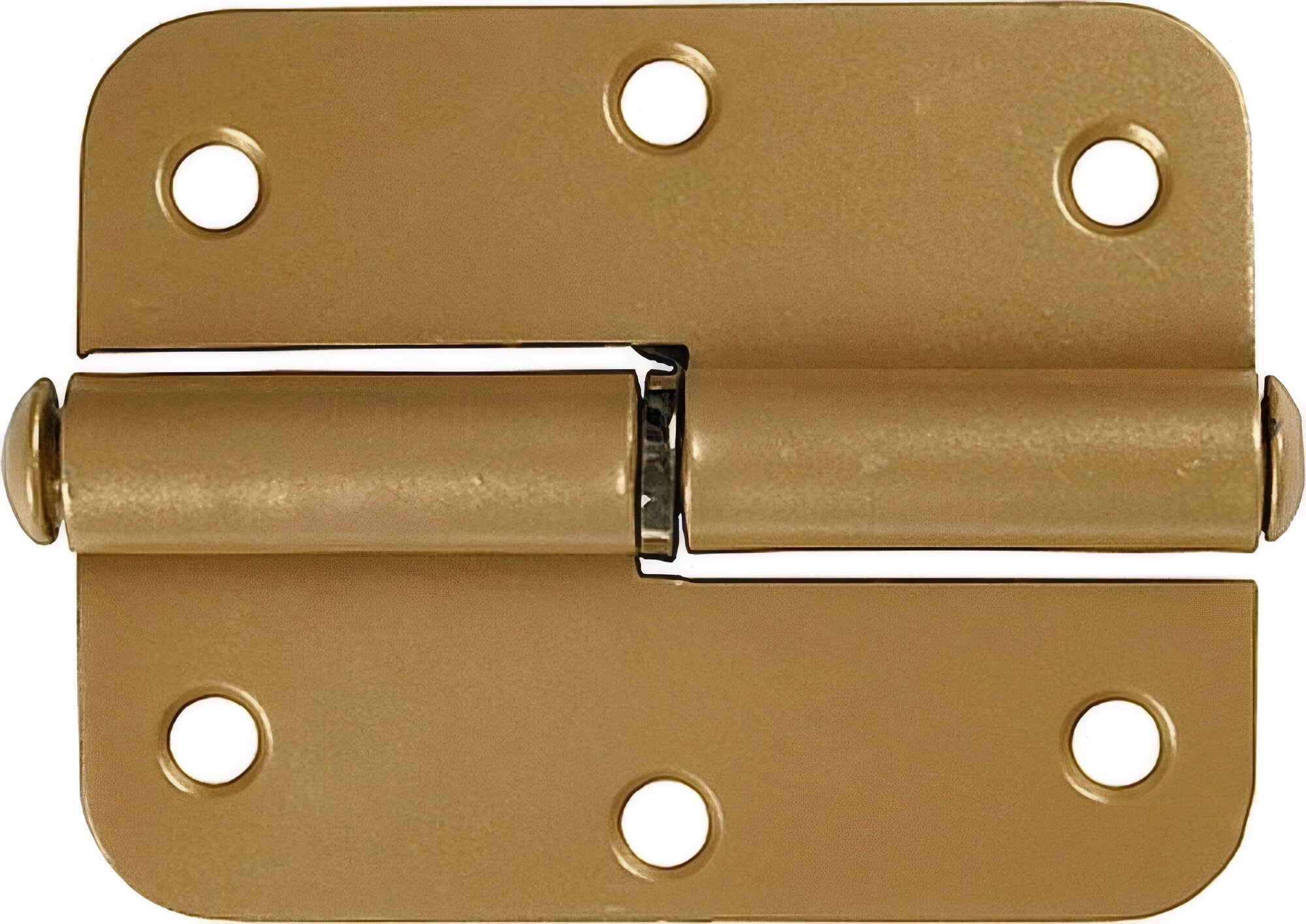 Карточная петля ПН-85 85 x 41 х 2.5 мм левая цвет белый ЗУБР 37641-85L