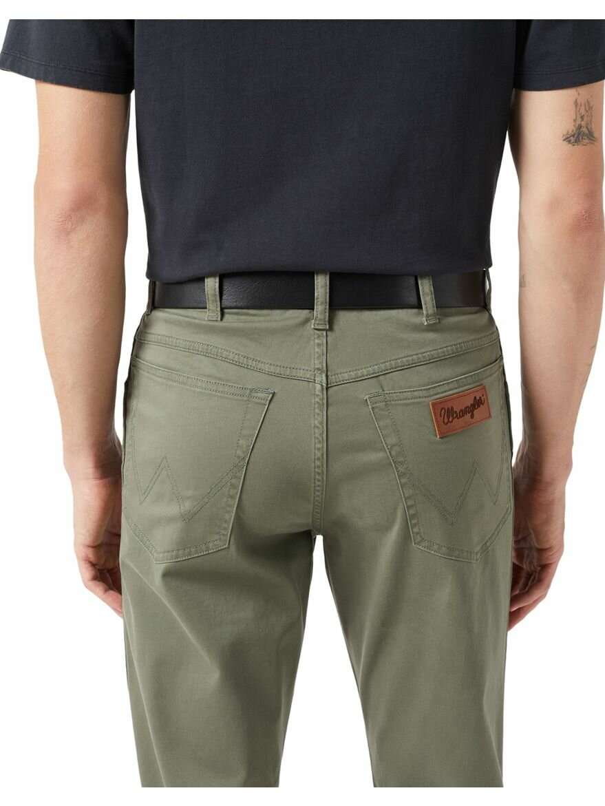 Ремень Wrangler для мужчин, размер 110, черный — фото 1