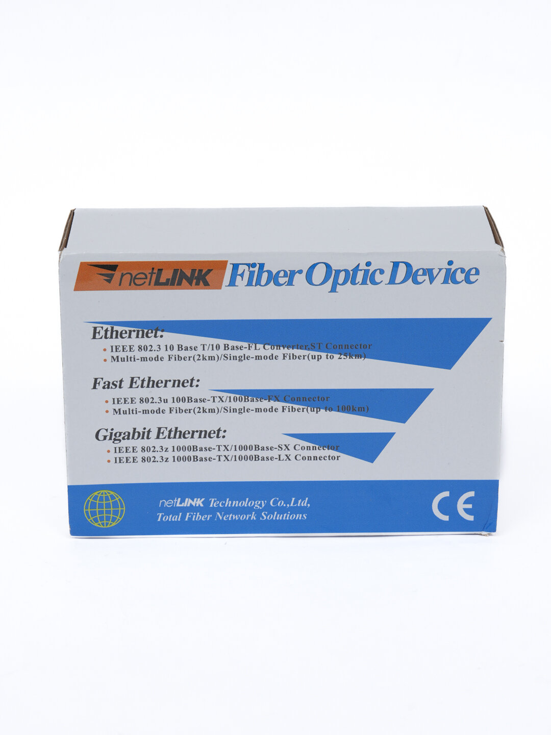 Гигабитный медиаконвертер Ethernet netLINK, RJ-45, поддержка 50мкм оптоволокно, 94,5х73х27 мм — фото 1