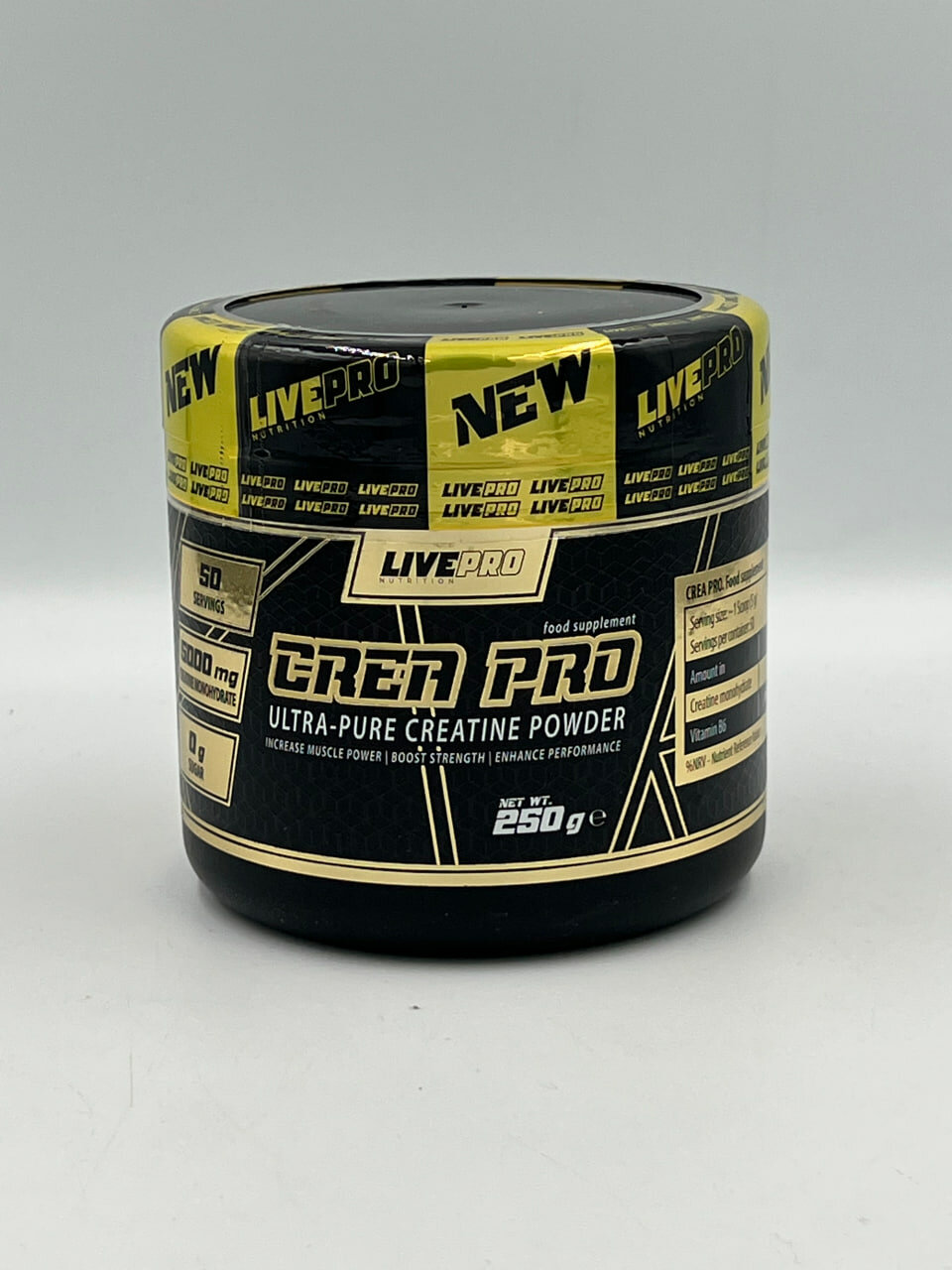 Live Pro Creatine 250 g лив про креатин моногидрат 250 грам для спорта