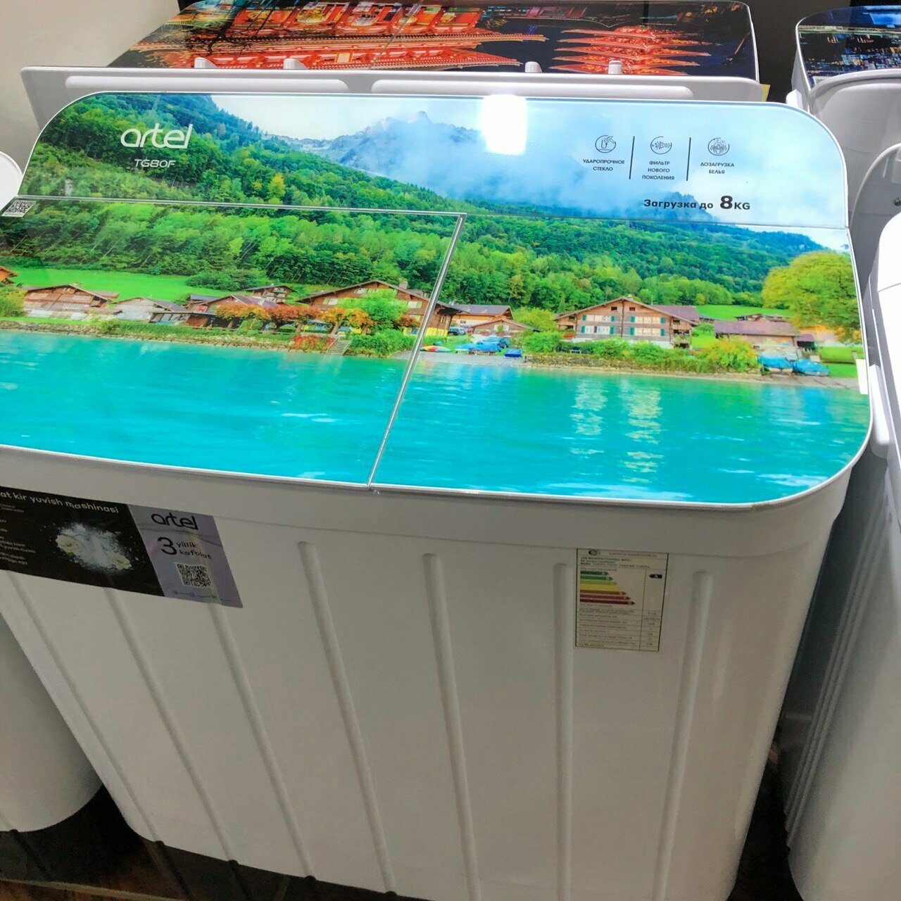 Стиральная машина ARTEL TG 80, полуавтомат, 8кг, механическое управление
